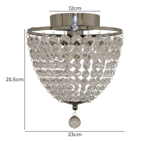 Iron flush store ceiling lights